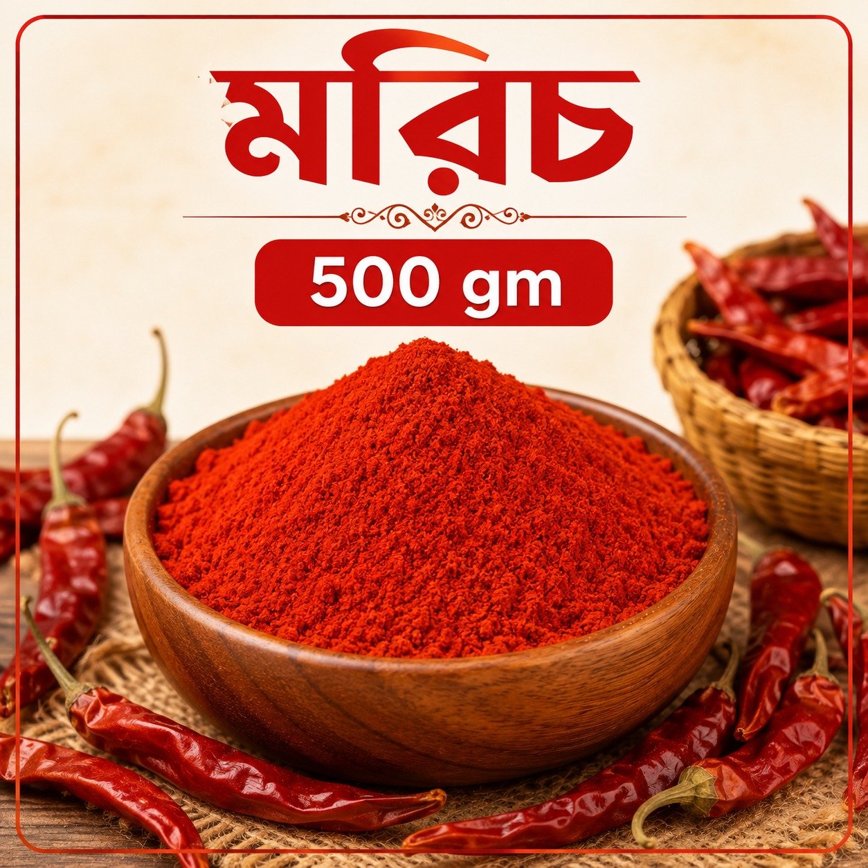 মরিচ ৫০০ গ্রাম